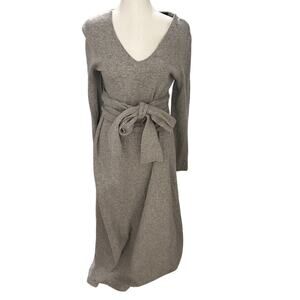 Jenni Kayne Everyday Kate Sweater Dress Size S Wool Cashmere Blend Heather Gray